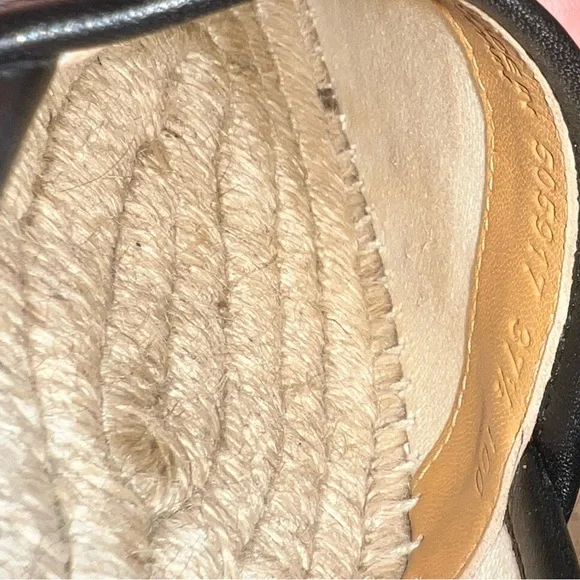 Gucci Logo Espadrille Flat Bees size 37.5 - Picture 16 of 16